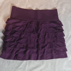 Ruffle mini skirt sz one size